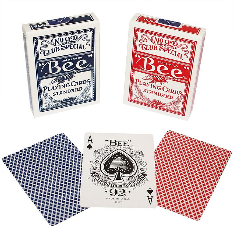 Bee No 92 Cheating Poker Cards With Barcode Marking for Sale